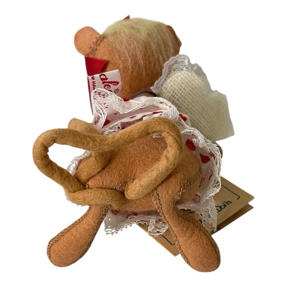 Annalee Dolls Vtg 1993 Sweetheart Girl Mouse Valentine Tags 6" Poseable - Picture 6 of 11